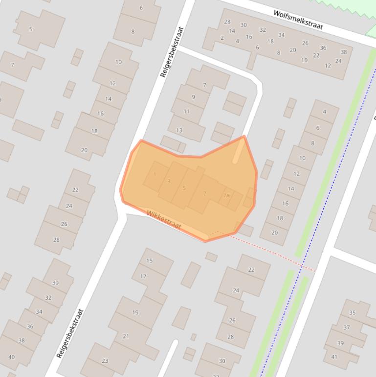 Kaart van postcodegebied 5262DM.