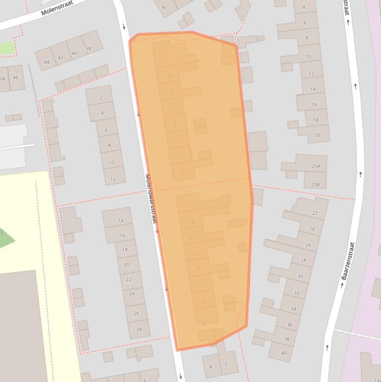 Kaart van postcodegebied 5262EG.