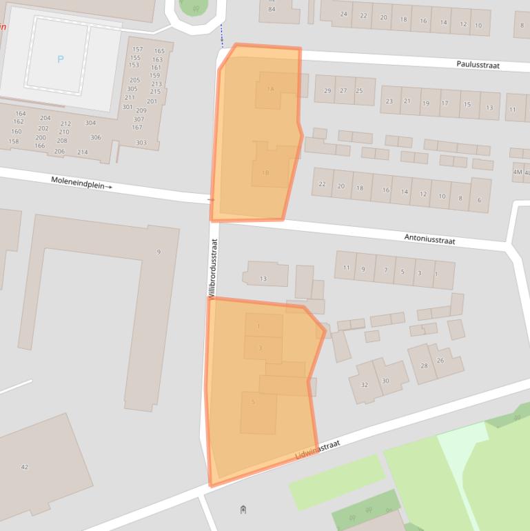 Kaart van postcodegebied 5262EK.