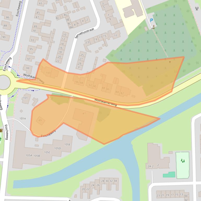 Kaart van postcodegebied 5262ES.