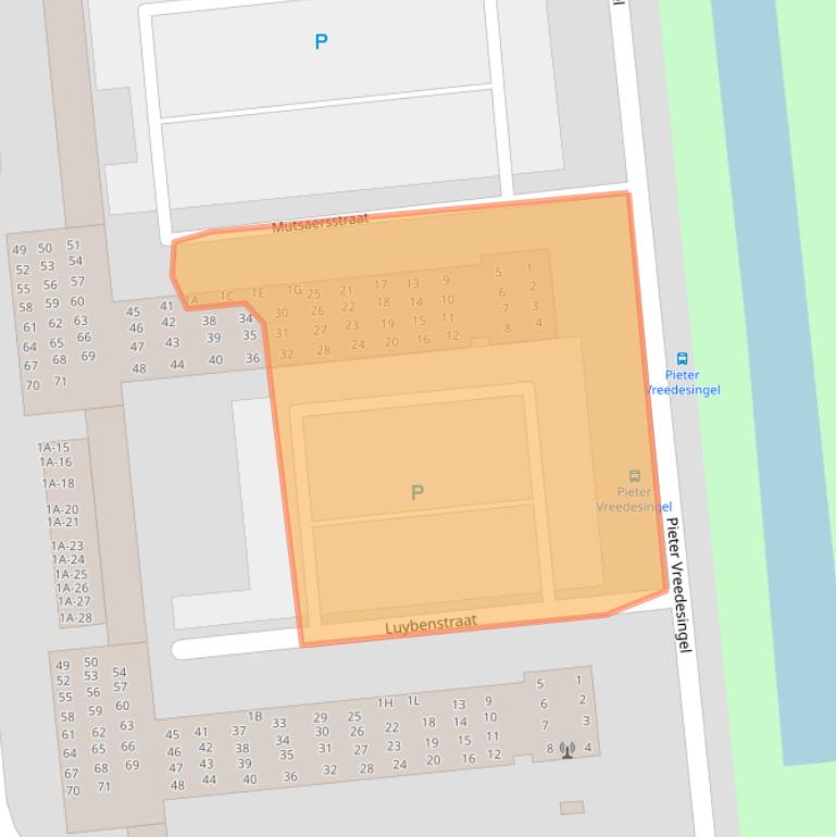 Kaart van postcodegebied 5262JA.