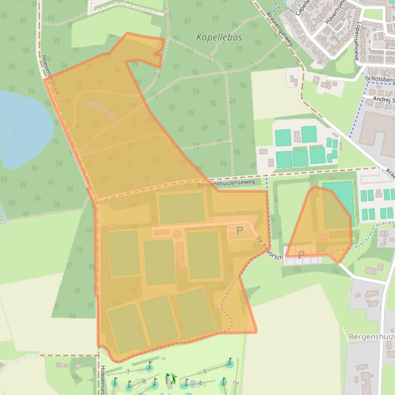 Kaart van postcodegebied 5262LX.