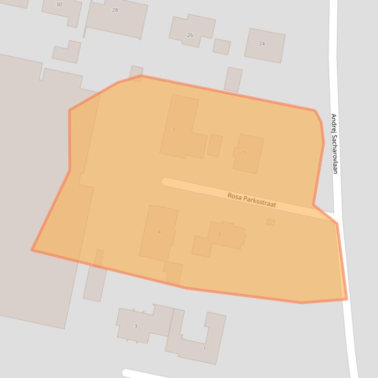 Kaart van postcodegebied 5262MB.