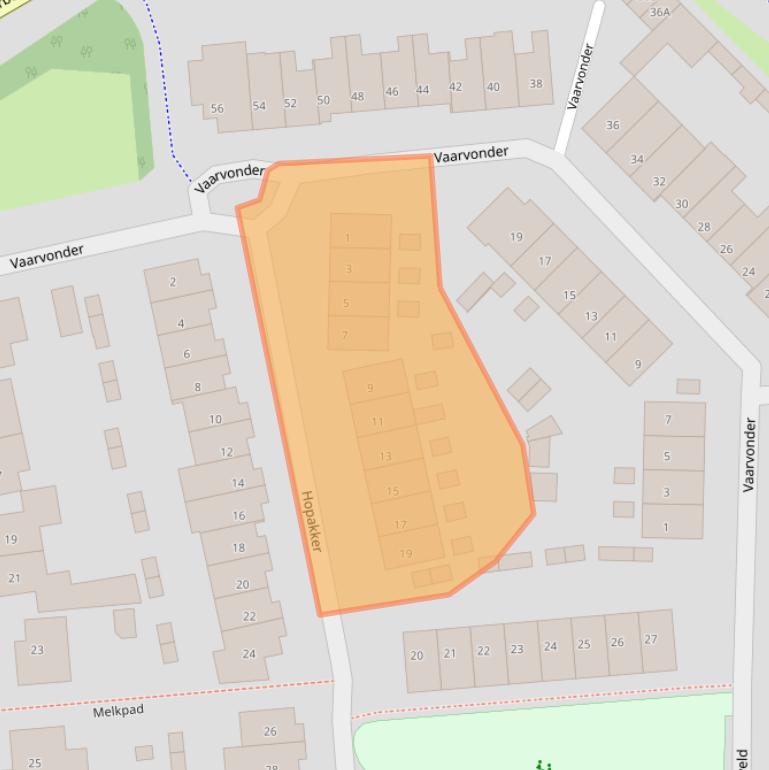 Kaart van postcodegebied 5262MK.