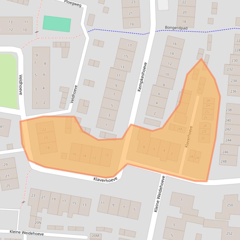Kaart van postcodegebied 5262NM.