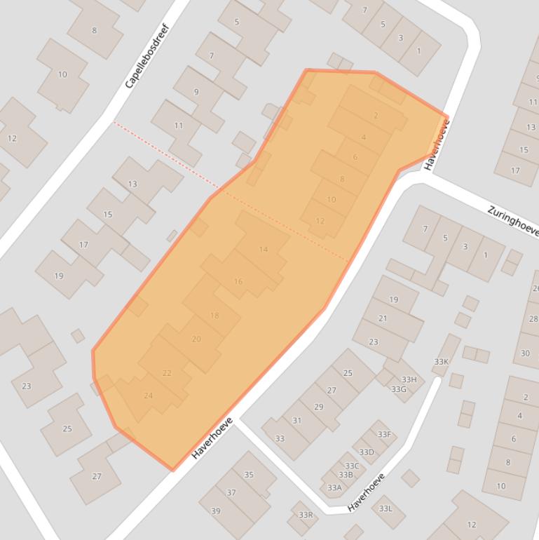 Kaart van postcodegebied 5262NT.