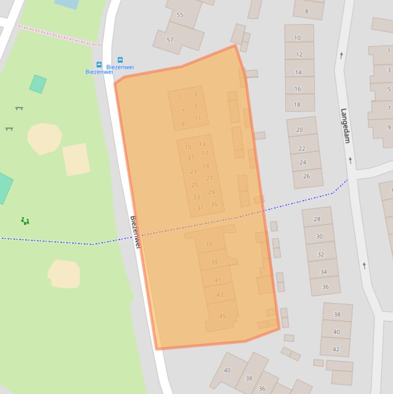 Kaart van postcodegebied 5262PC.