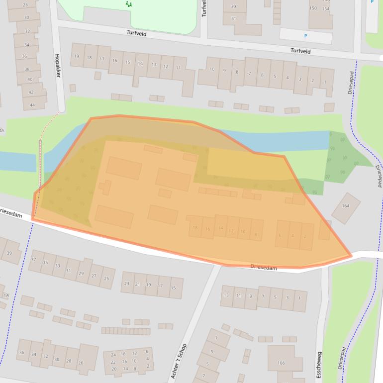 Kaart van postcodegebied 5262PP.