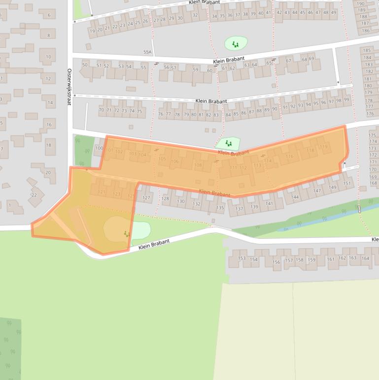 Kaart van postcodegebied 5262RP.