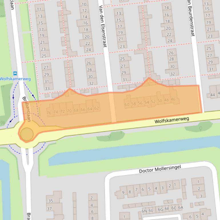 Kaart van postcodegebied 5262SK.