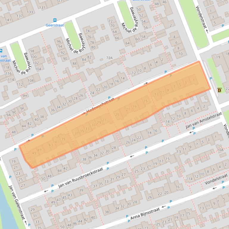 Kaart van postcodegebied 5262TA.