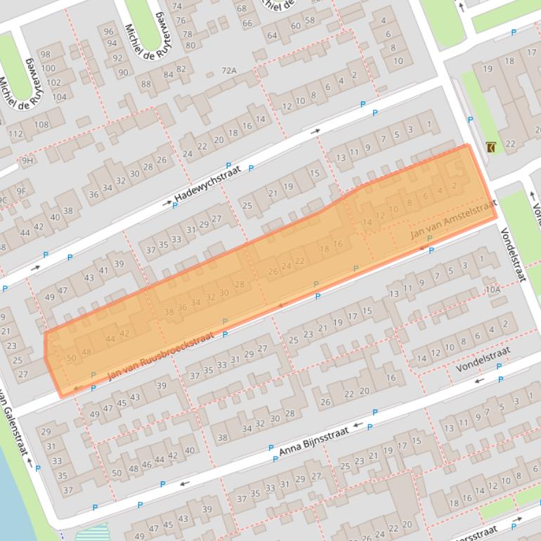 Kaart van postcodegebied 5262TD.