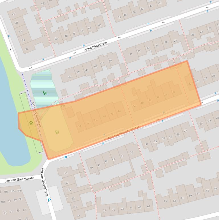 Kaart van postcodegebied 5262TK.