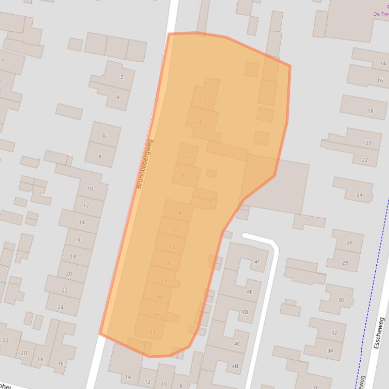 Kaart van postcodegebied 5262TR.