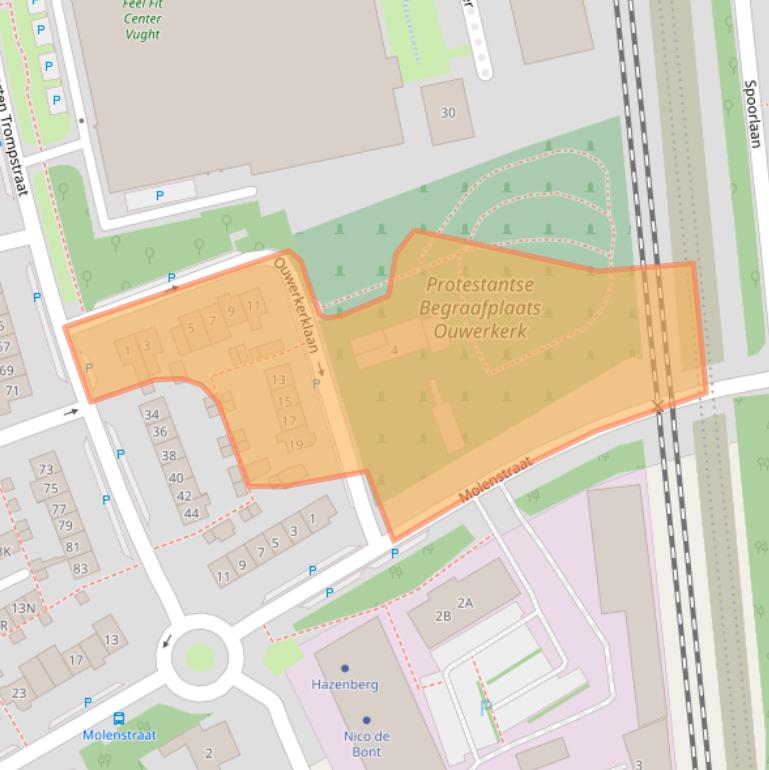 Kaart van postcodegebied 5262VN.