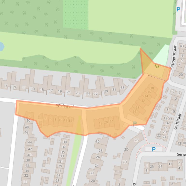 Kaart van postcodegebied 5262WN.