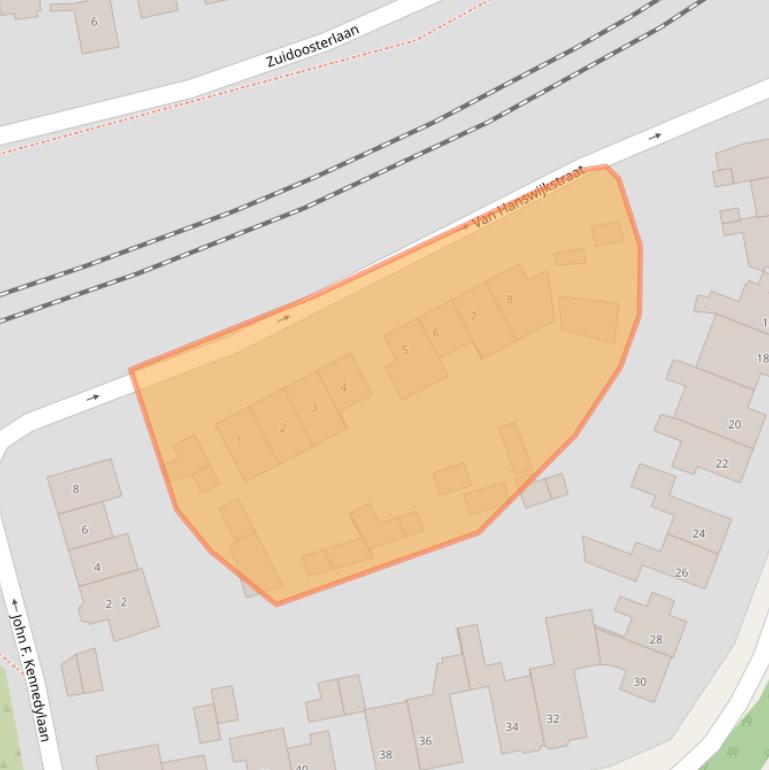 Kaart van postcodegebied 5263AK.