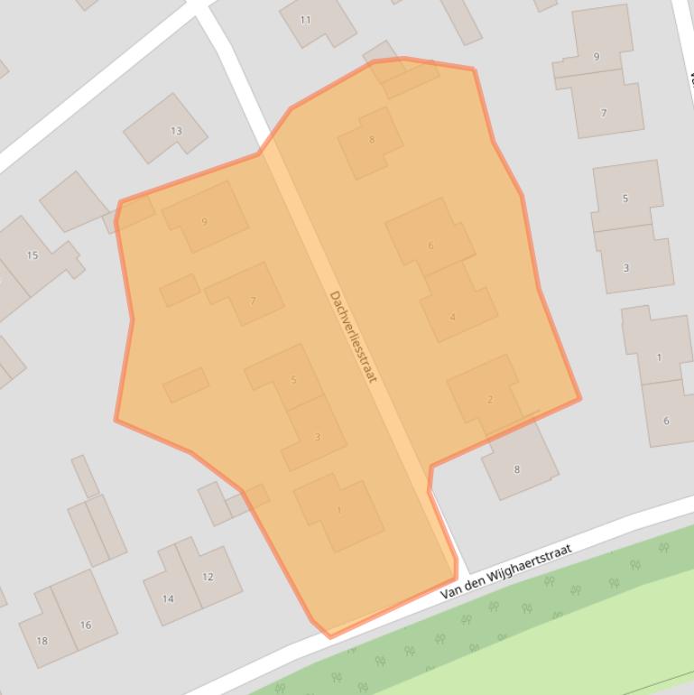 Kaart van postcodegebied 5263AN.