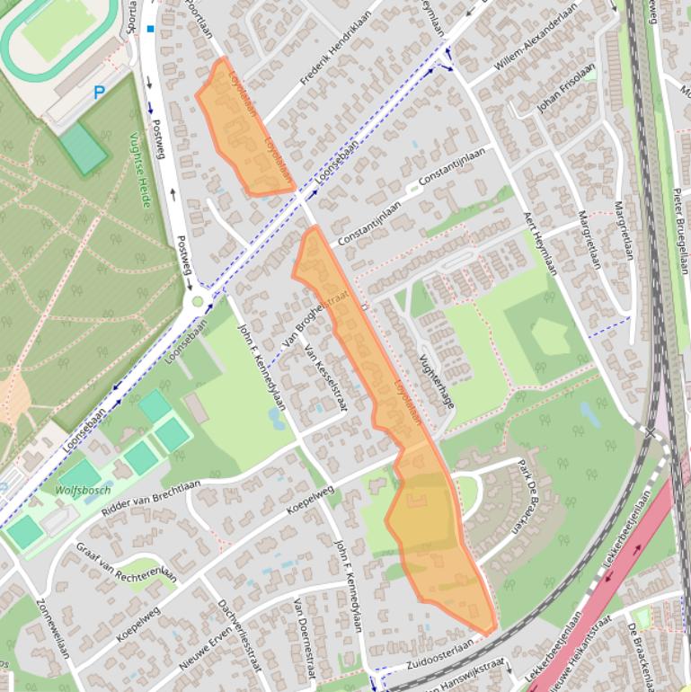 Kaart van postcodegebied 5263AV.