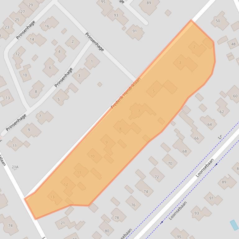 Kaart van postcodegebied 5263AW.