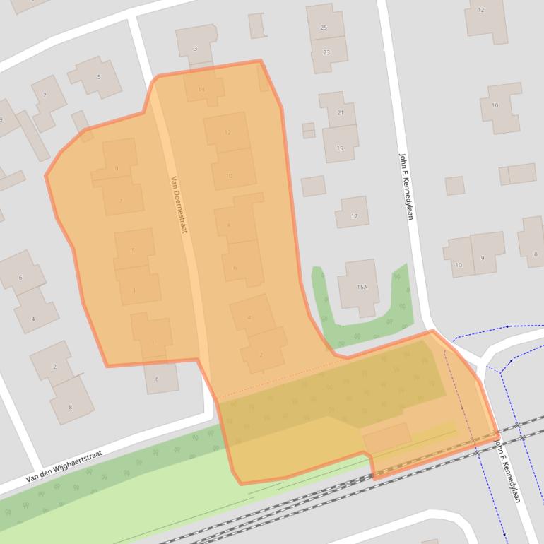 Kaart van postcodegebied 5263BD.