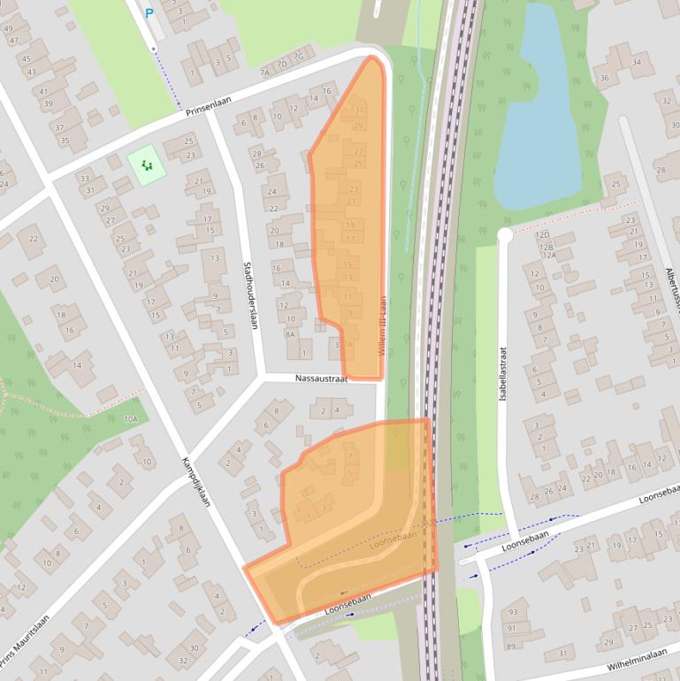 Kaart van postcodegebied 5263CA.