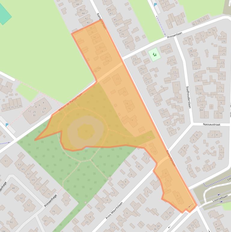 Kaart van postcodegebied 5263CJ.
