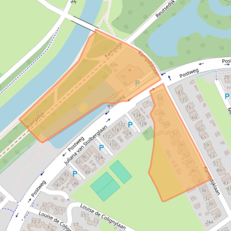 Kaart van postcodegebied 5263CK.