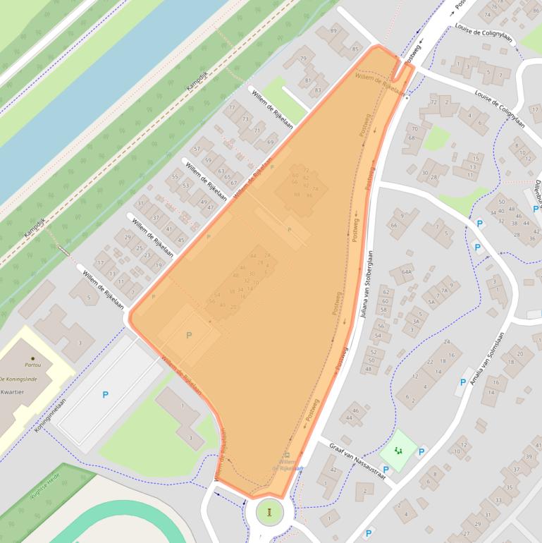 Kaart van postcodegebied 5263DM.