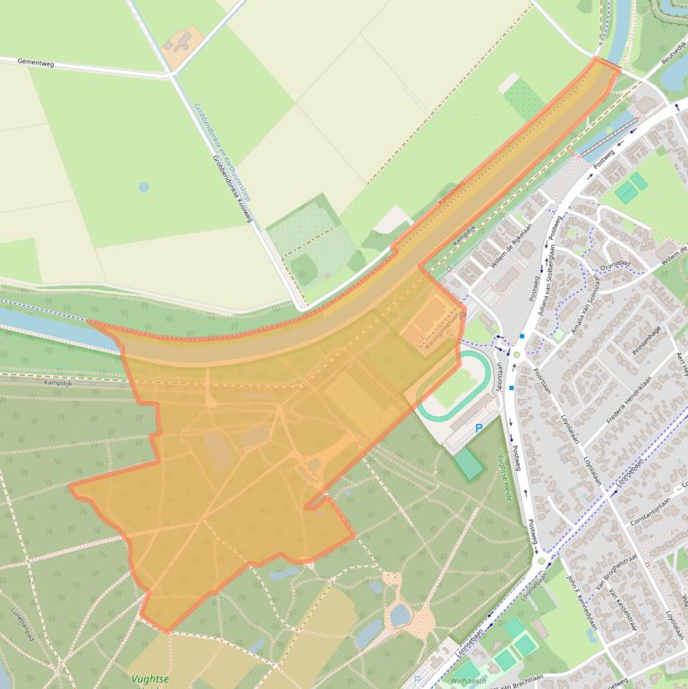 Kaart van postcodegebied 5263DP.