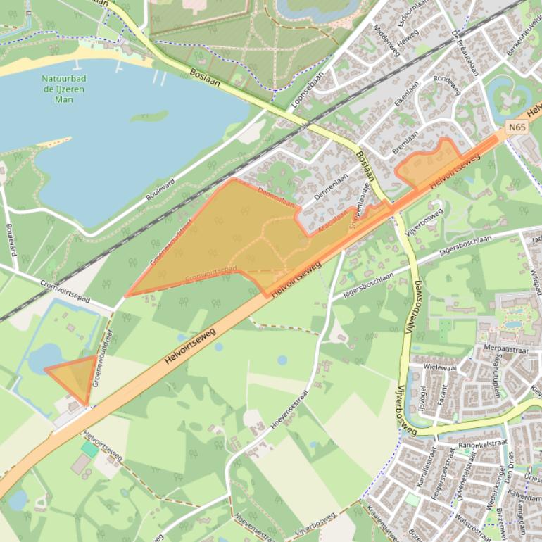 Kaart van postcodegebied 5263EJ.