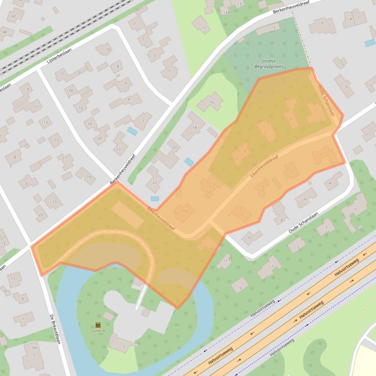 Kaart van postcodegebied 5263EM.