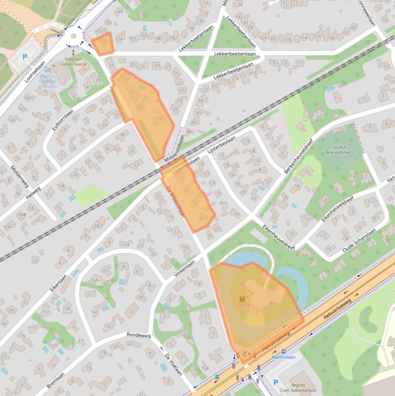 Kaart van postcodegebied 5263GD.