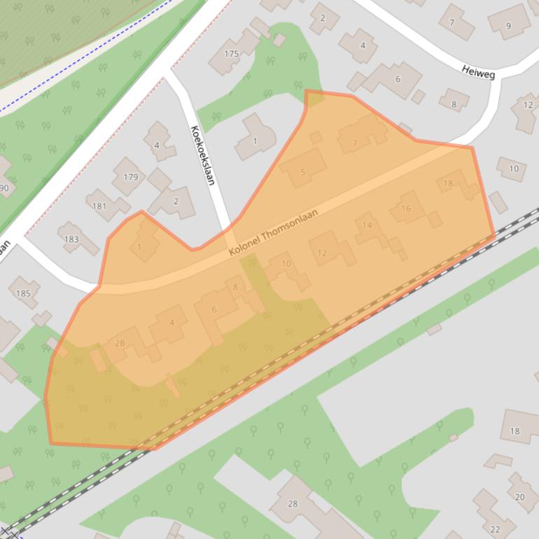 Kaart van postcodegebied 5263GK.