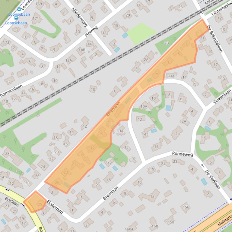 Kaart van postcodegebied 5263GM.