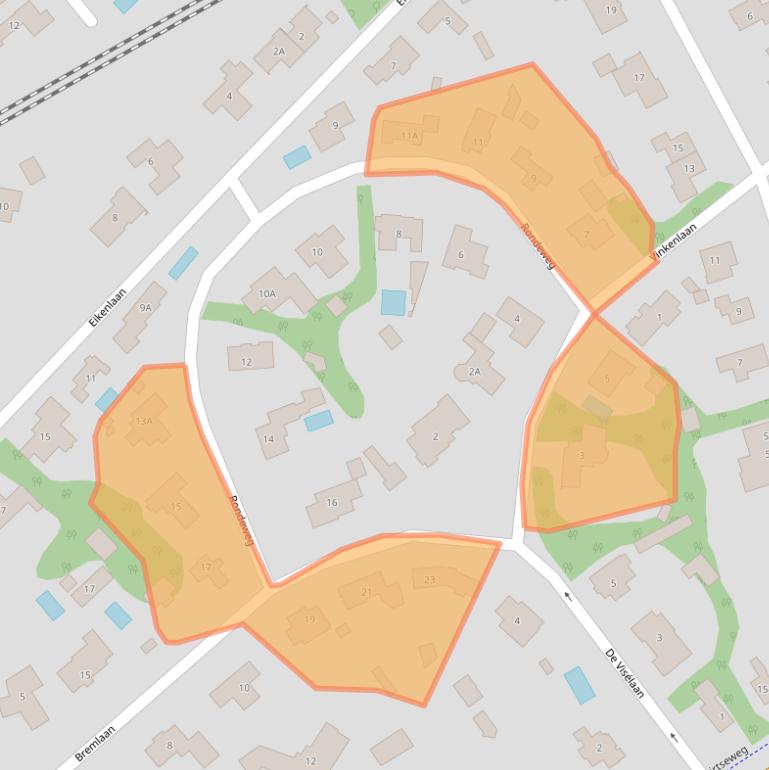 Kaart van postcodegebied 5263GP.