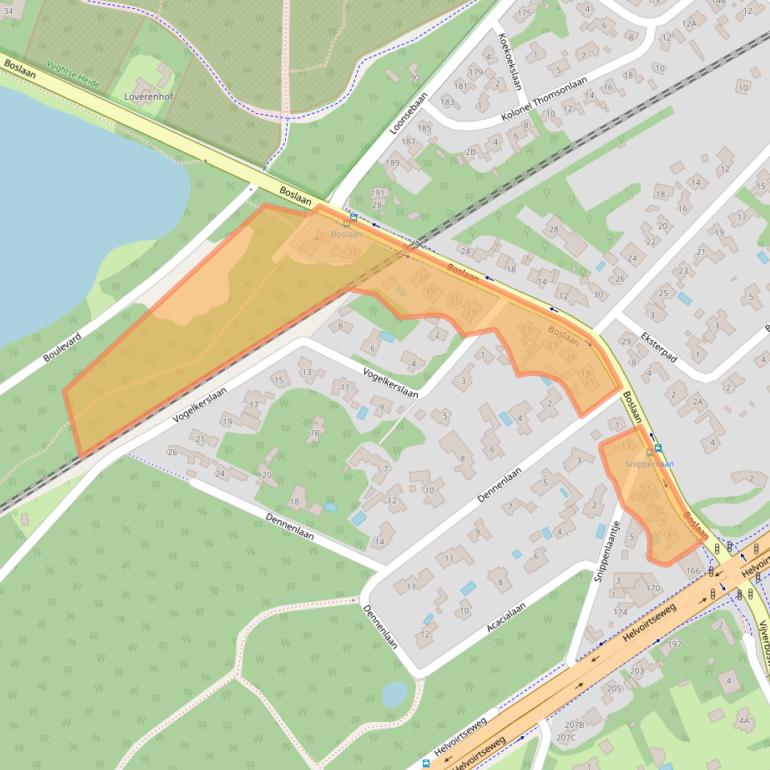 Kaart van postcodegebied 5263GW.