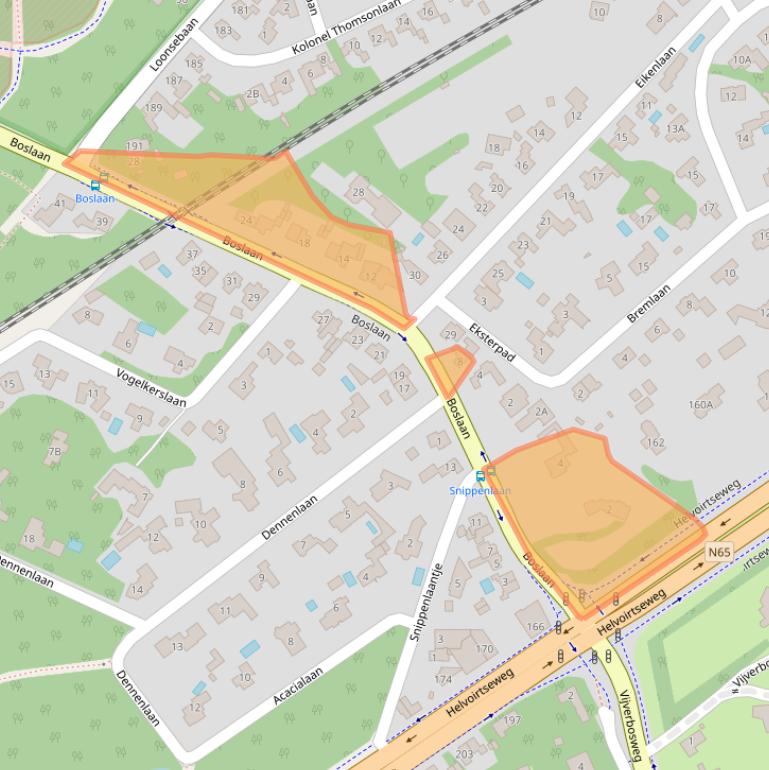 Kaart van postcodegebied 5263GX.