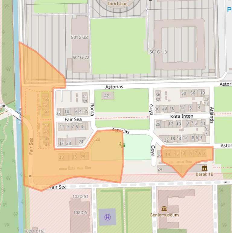 Kaart van postcodegebied 5263MA.