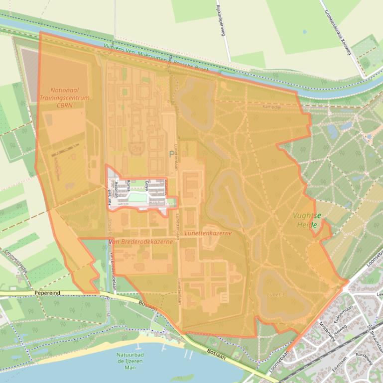 Kaart van postcodegebied 5263NT.