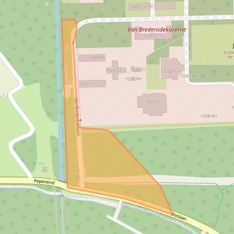 Kaart van postcodegebied 5263NW.