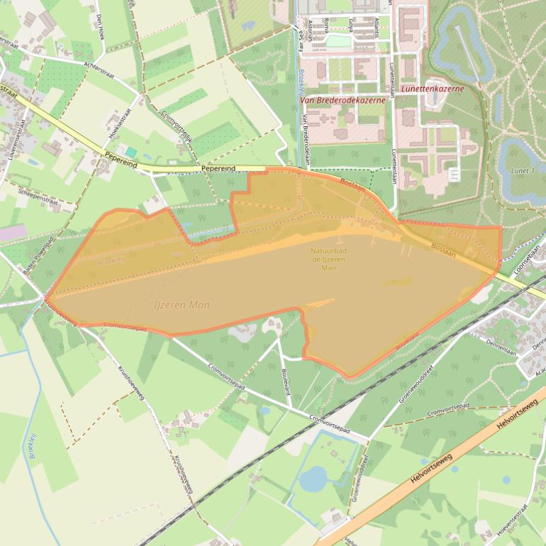 Kaart van postcodegebied 5263NX.