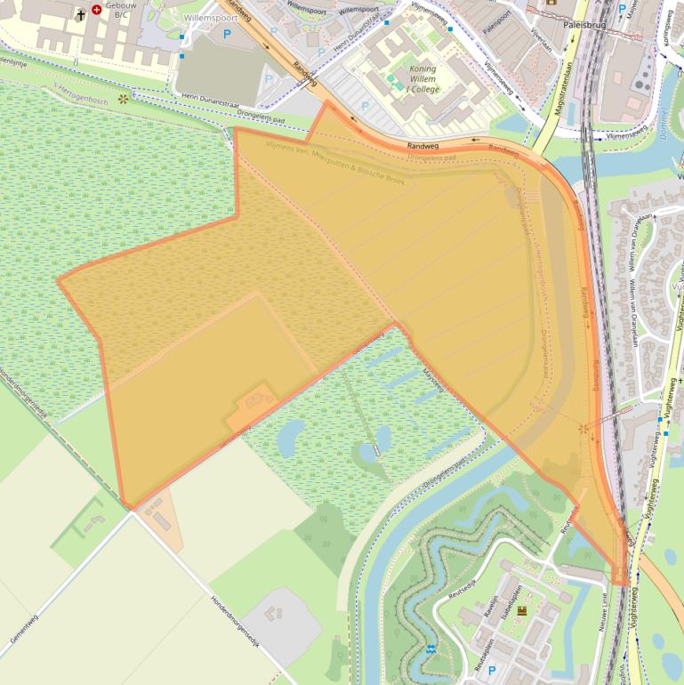 Kaart van postcodegebied 5264PA.