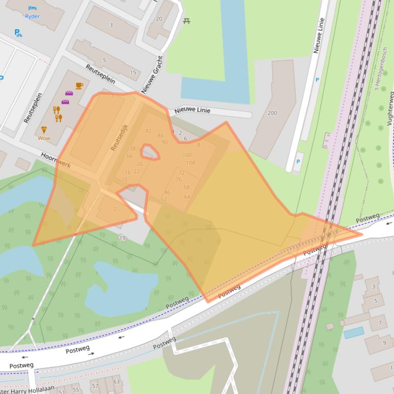 Kaart van postcodegebied 5264PL.