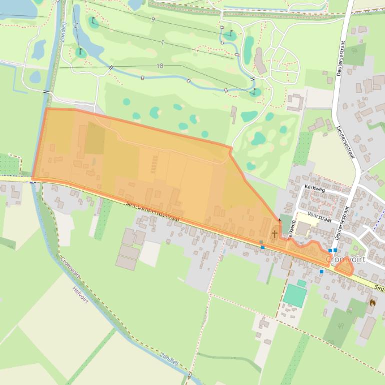 Kaart van postcodegebied 5266AD.