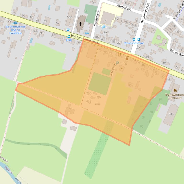 Kaart van postcodegebied 5266AG.