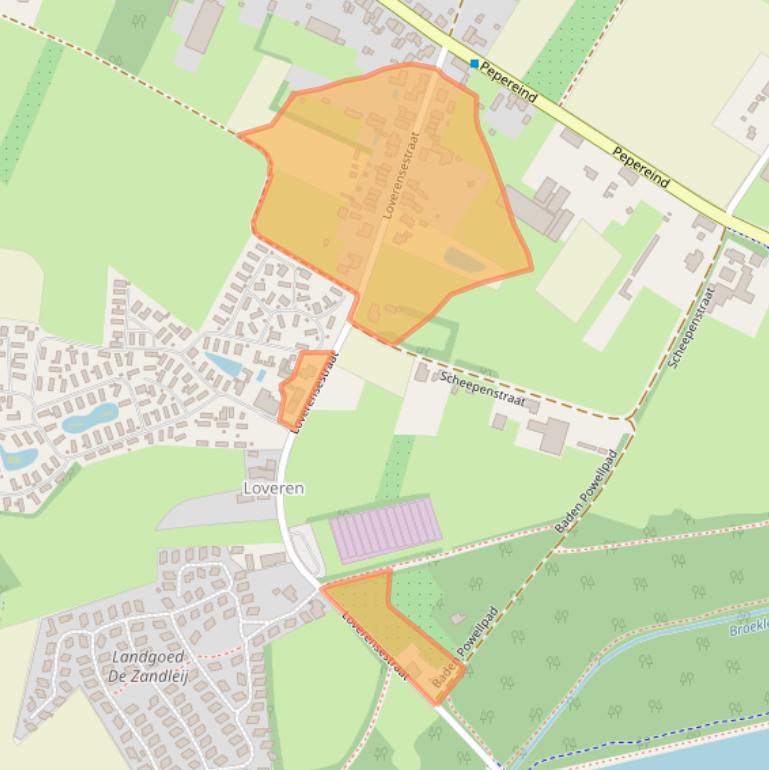 Kaart van postcodegebied 5266AN.