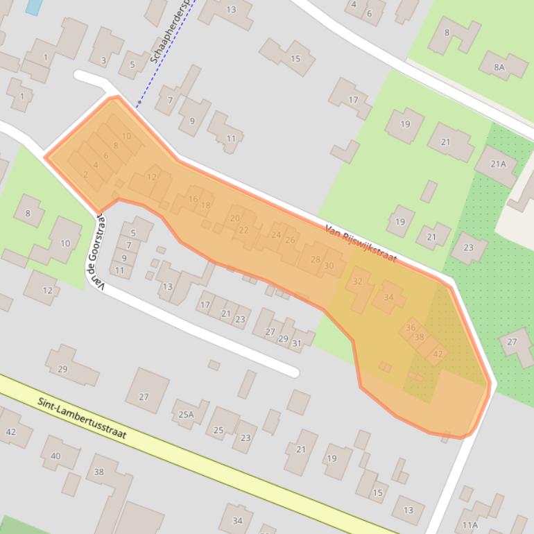 Kaart van postcodegebied 5266BD.