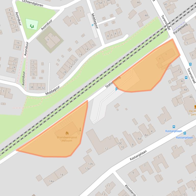 Kaart van postcodegebied 5268BD.