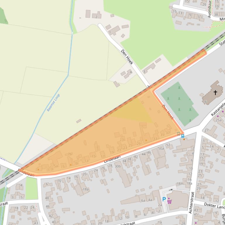 Kaart van postcodegebied 5268CB.